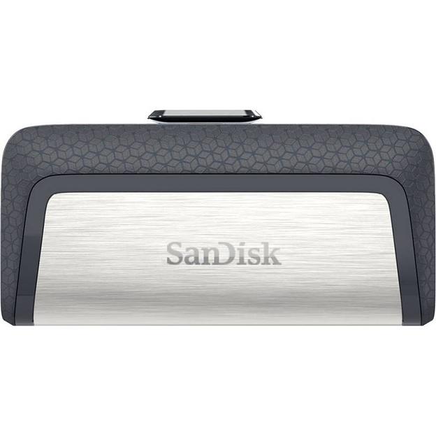 Флеш Диск Sandisk 32Gb Ultra Dual SDDDC2-032G-G46 USB3.0 серый/узор фото 1