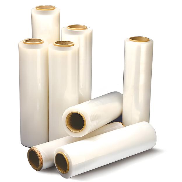 Стрейч-пленка для ручной упаковки 50 см х 256 м, 17 мкм, 2 кг - нетто, первичное сырье, растяжение 300% ОПТ фото 1