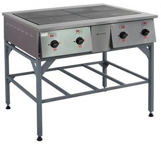 Плита ПЭ-0.48Н ТЭН-сталь. 4-х конфорочная без жарочного шкафа фото 1