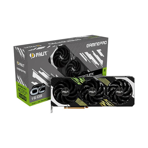 Видеокарта PALIT RTX4070Ti SUPER GAMINGPRO OC 16GB (NED47TSH19T2-1043A) фото 3
