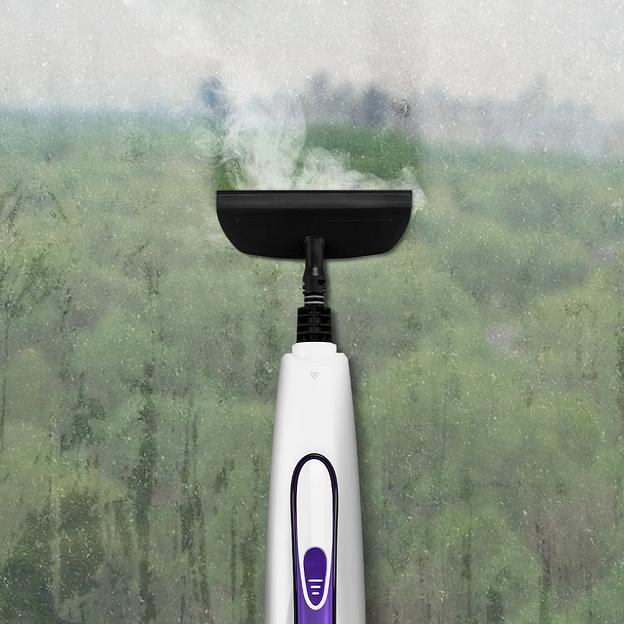 Швабра паровая Kitfort КТ-1085 1500Вт белый/фиолетовый фото 4