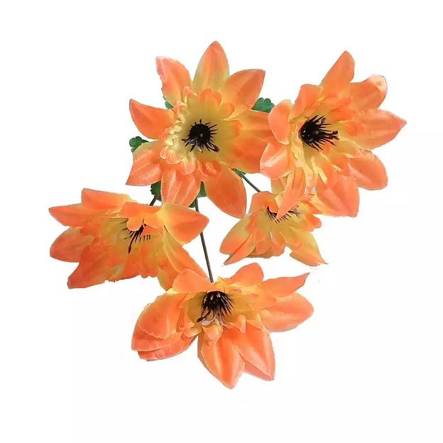 Букет георгинов 5 голов 32см 375-038 фото 2