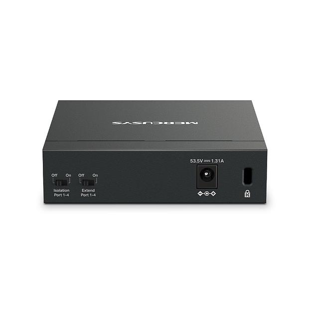 Mercusys MS105GP Настольный коммутатор с 5 гигабитными портами (4 порта PoE+) фото 2