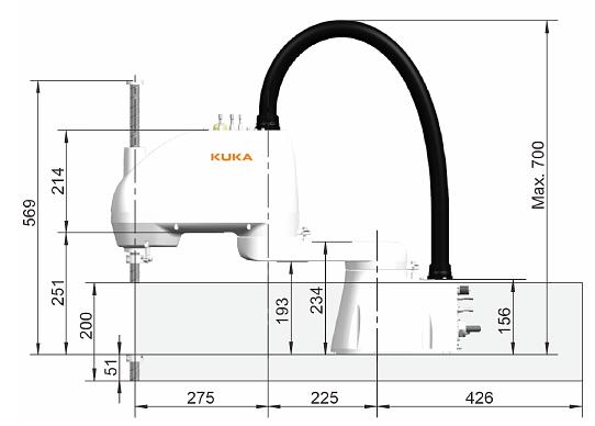 Промышленный робот KUKA KR 6 SCARA R500 Z200 фото 4