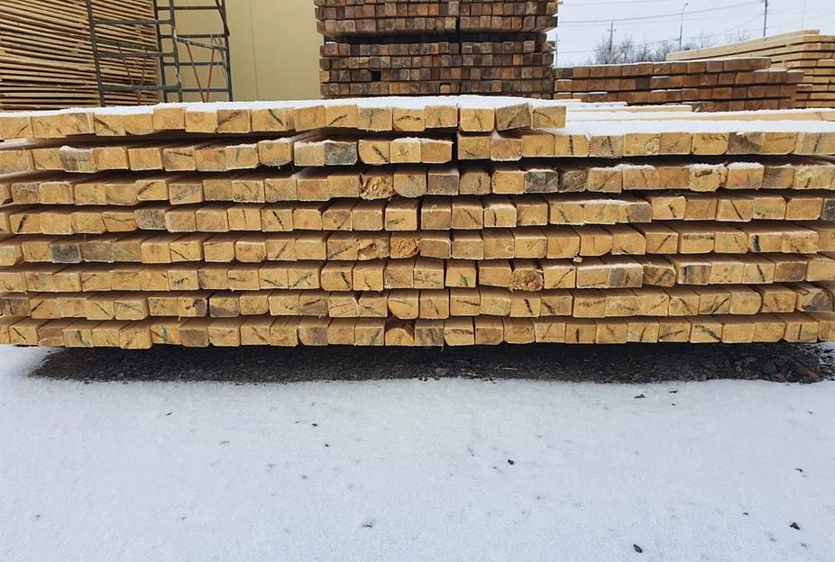 Брус сосновый 100×100 мм 5 м фото 6