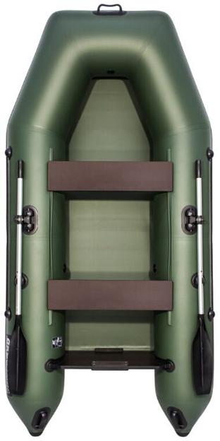 Лодка Аква 2900, 2900*1420*400 мм., цвет: зеленый фото 1
