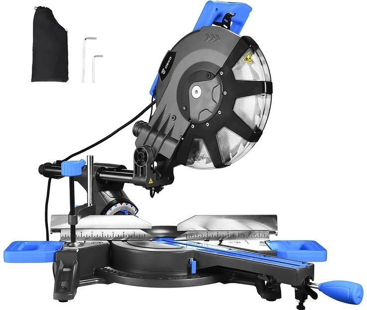 Торцовочная пила Deko DKMS305 Laser 2550Вт 4000об/мин d=305мм фото 3