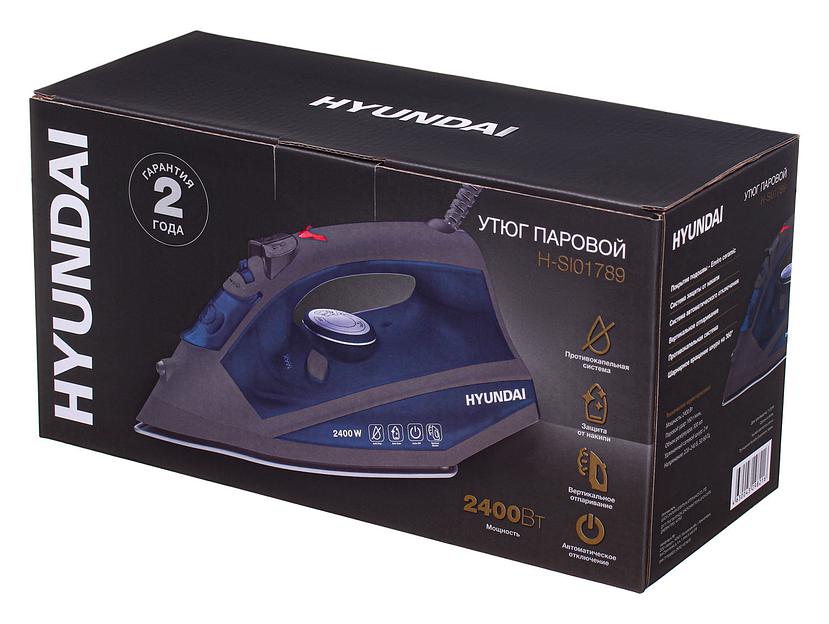 Утюг Hyundai H-SI01789 2400Вт серый/темно-синий фото 9