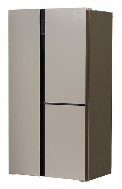 Холодильник Hyundai CS5073FV шампань (трехкамерный) фото 1