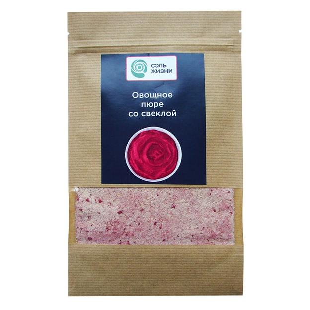 Овощное пюре быстрого приготовления Соль Жизни «БиоБистро» со свеклой, 150 г ОПТ фото 1