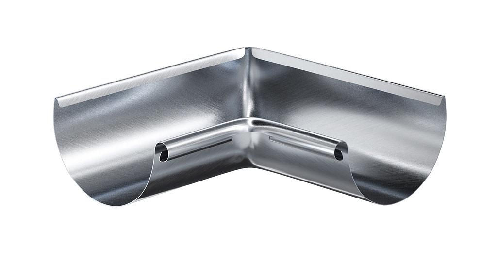 Угол желоба Вегасток 135 град. 125 мм цинк 125х100 фото 1