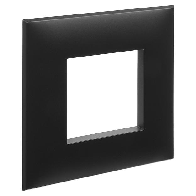 Avanti Рамка ARTLEBEDEV Черный матовый 2 модуля фото 2