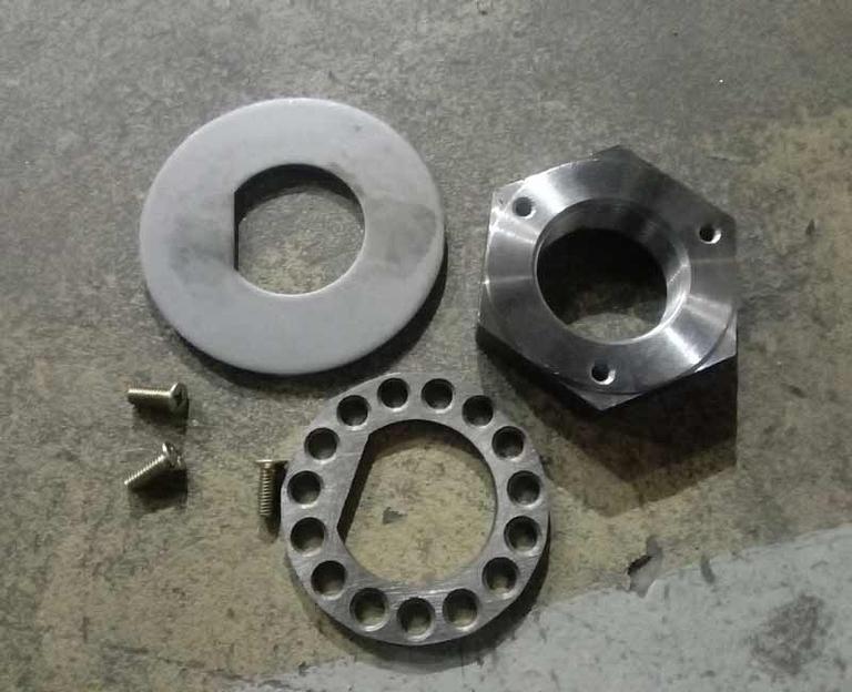 Гайка передней ступицы с мелкой резьбой FAW J6 3001061-367 фото 1