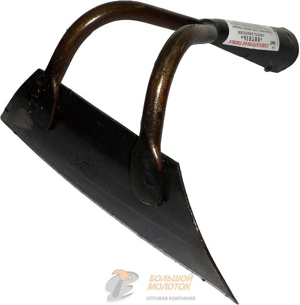 Тяпка самозаточная 200х60 мм "Витязь" черная /12 шт. фото 1