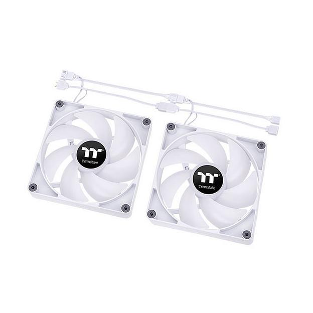 CT120 ARGB PC Cooling Fan White 2 Pack Fan/12025/PWM 500~2000 RPM/ARGB MB Sync/White фото 1