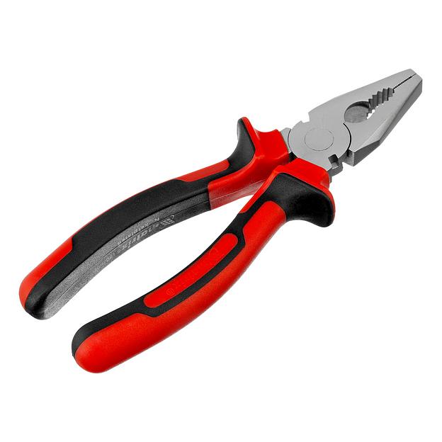 Плоскогубцы NICKEL, 180 мм, никелированные, двухкомпонентные рукоятки фото 2