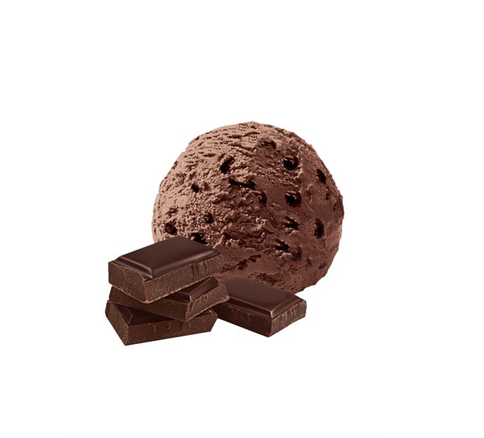 Мороженое «Вологодский пломбир» шоколадный с кусочками шоколада, лоток 2200 гр, опт фото 1