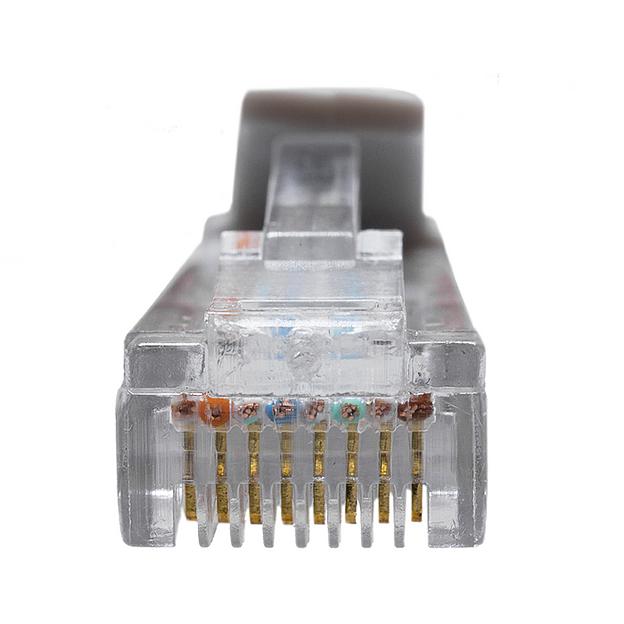 Патч-кордUTP 5e 4x2 26AWG (7x0.16mm) Cu LSZH серый 3м фото 4