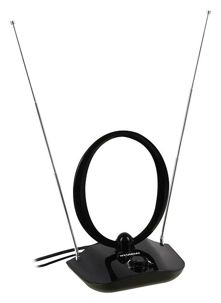 Антенна телевизионная Hyundai H-TAI400 30дБ активная черный фото 2