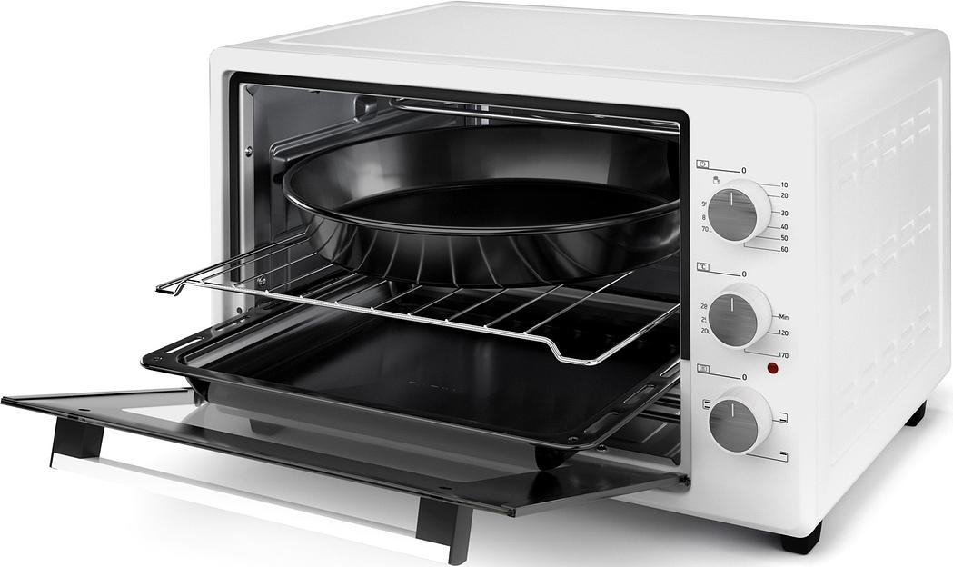 Мини-печь Darina UB NDE 37 701 W 37л. 1400Вт белый фото 2