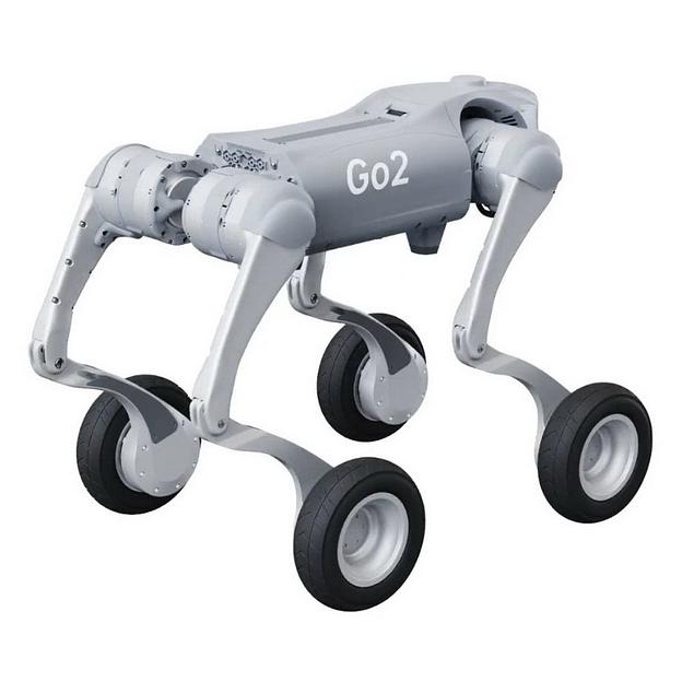 Бионический четырехопорный колесный робот бренда Unitree модели Go2-W версии Smart Edition фото 4