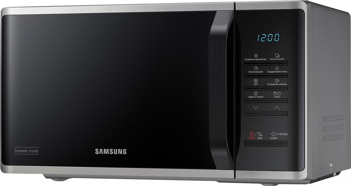Samsung MS23K3513AS/BW Микроволновая печь, 23л, 800Вт, серебристый фото 5