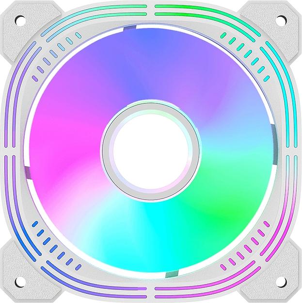 Вентилятор для корпуса Formula Nulight 12WH ARPW ARGB 120х120x25 белый 4-pin 25.34дБ Ret фото 1