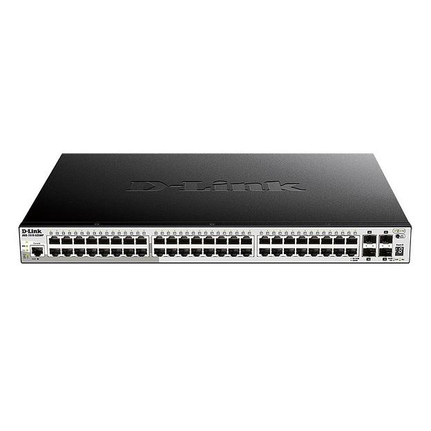 Коммутатор D-Link DGS-1510-52XMP/A1A 48G 4SFP+ 48PoE 370W настраиваемый фото 2