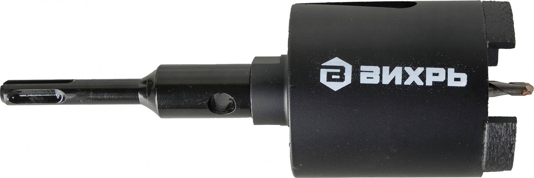 Коронка Вихрь 73/10/9/9 по бетону (1пред.) для перфораторов фото 3
