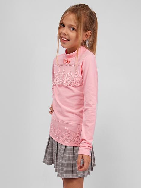 Блузка для девочки Соль&Перец длинный рукав арт.SP62997 розовый ОПТ фото 6