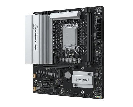 Материнская плата MAXSUN MS-Challenger Z890M, LGA1851, Z890, 2*DDR5, 3*SATA3, 2*M.2, USB 3.2, USB 2.0, Type-C, 1*PCIEx16, 1*PCIex4, 1*PCIex1, HDMI+DP, mATX фото 4