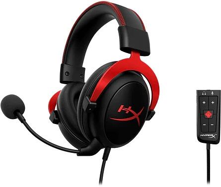 Наушники с микрофоном HyperX Cloud II (CL003) черный/красный 1м мониторные оголовье (4P5M0AA) фото 2