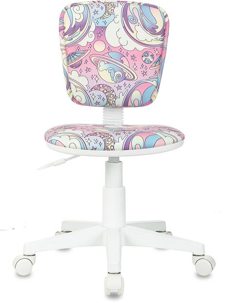 Кресло детское Бюрократ CH-W204NX мультиколор луна розовая крестов. пластик пластик белый фото 2