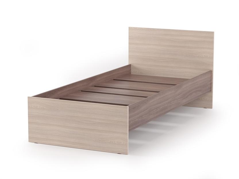 Кровать 0.9 с основанием «Оптима» шимо тёмный, шимо светлый, опт фото 1