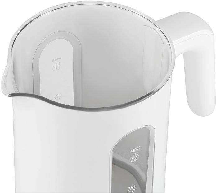 Чайник электрический Hyundai HYK-G5510 1.5л. 2200Вт белый/прозрачный корпус: стекло фото 8