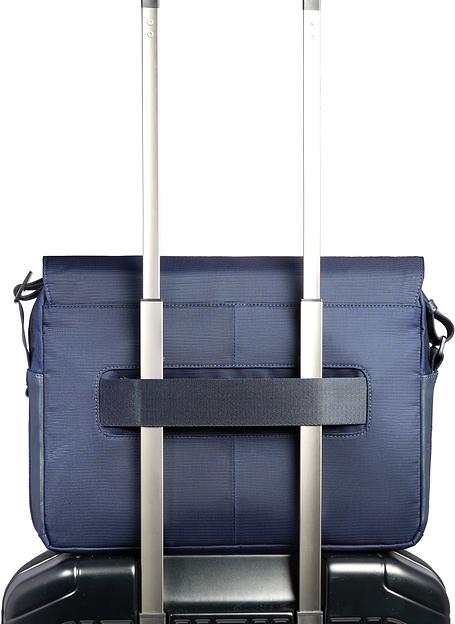 Сумка-мессенджер для ноутбука Piquadro Orion CA6627S136/BLU синий ткань/натур.кожа фото 3