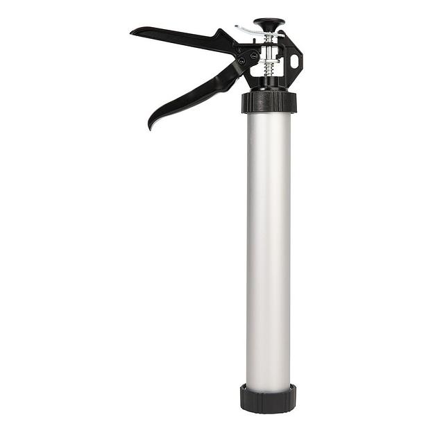 Пистолет для герметика Deli DL2380 Размер: 15 дюймов/380 мм. Сталь А3 + алюминий. Угол поворота 360. фото 2