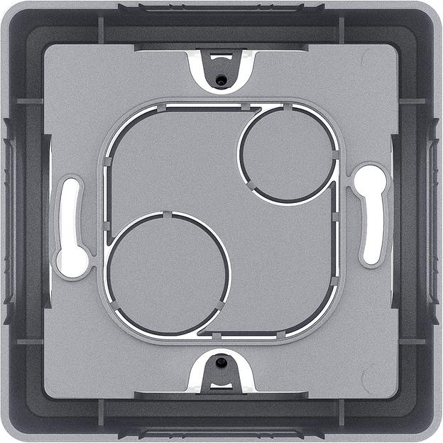 Legrand 673982 Коробка накладного монтажа - 1 пост - INSPIRIA - алюминий фото 3