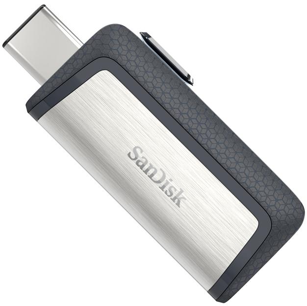 Флеш Диск Sandisk 256Gb Ultra Dual Drive SDDDC2-256G-G46 USB3.0 серый/черный фото 1