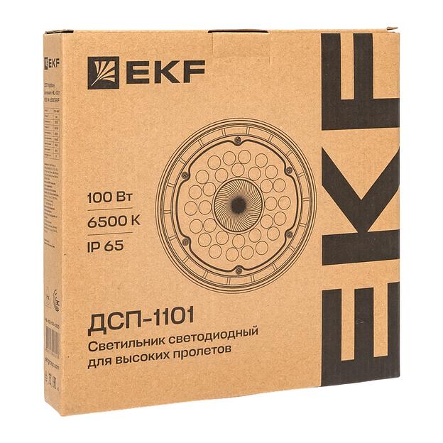 EKF HIL-1101-100-6500 Светильник светодиодный промышленный для высоких пролетов ДСП-1101 100Вт 6500К IP65 PROxima фото 5
