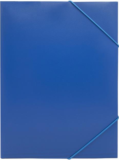 Папка на резинке Silwerhof Eco SE-PR04BLU A4 пластик 0.5мм кор.15мм синий фото 1