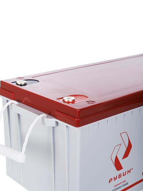 Аккумуляторная батарея Рубин 12V 200Ah AGM 60 кг опт фото 3