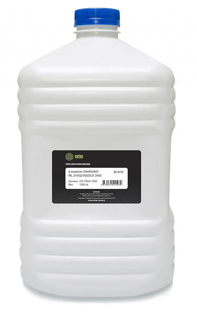 Тонер Cactus CS-TSG2-1000 черный флакон 1000гр. для принтера Samsung ML 2160/2165/SCX 3400 фото 1