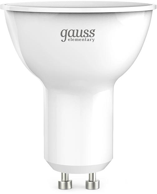Лампа светодиодная Gauss Elementary 13621 11Вт цок.:GU10 софит 180B св.свеч.бел.нейт. MR16 (упак.:10шт) фото 2
