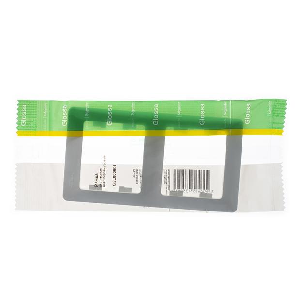 Systeme electric GSL000606 GLOSSA 2-постовая РАМКА, вертикальная, ПЕРЛАМУТР фото 2