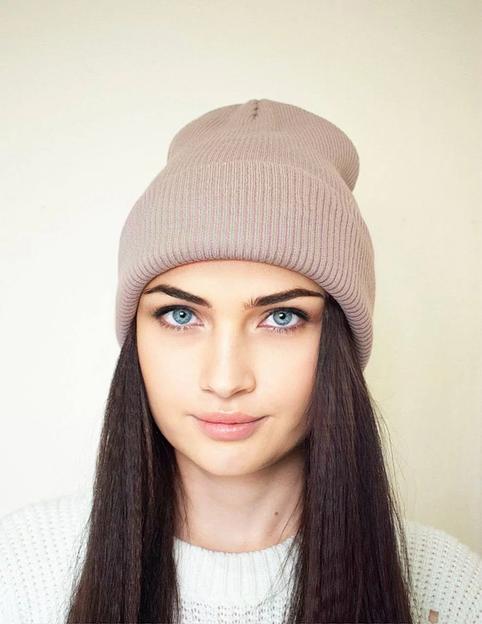 Шапка лопата капучино ОПТ фото 1