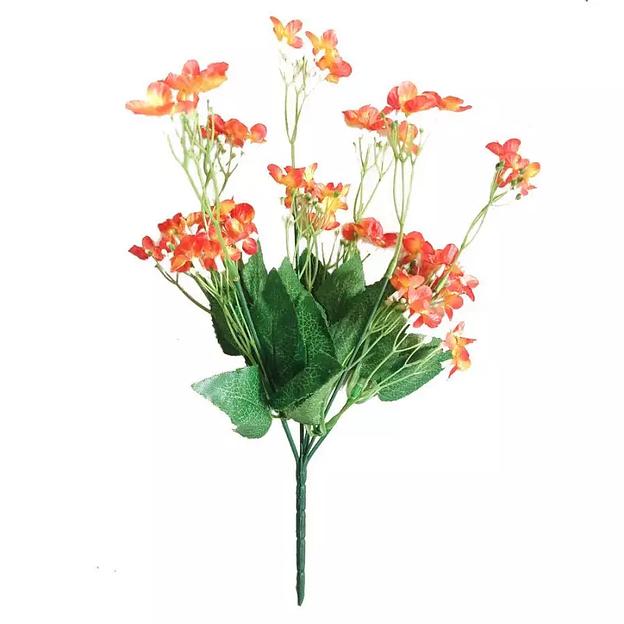 Букетик цветов искусственных 6 веток (54 цветочка) 949-02 34см фото 1