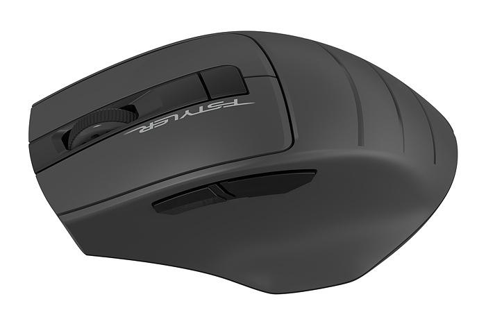 Мышь A4Tech Fstyler FG30 серый оптическая (2000dpi) беспроводная USB (6but) фото 3
