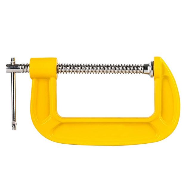 Струбцина G-образная усиленная Deli DL-G205 высота зажима 125мм, глубина зажима 70мм фото 10