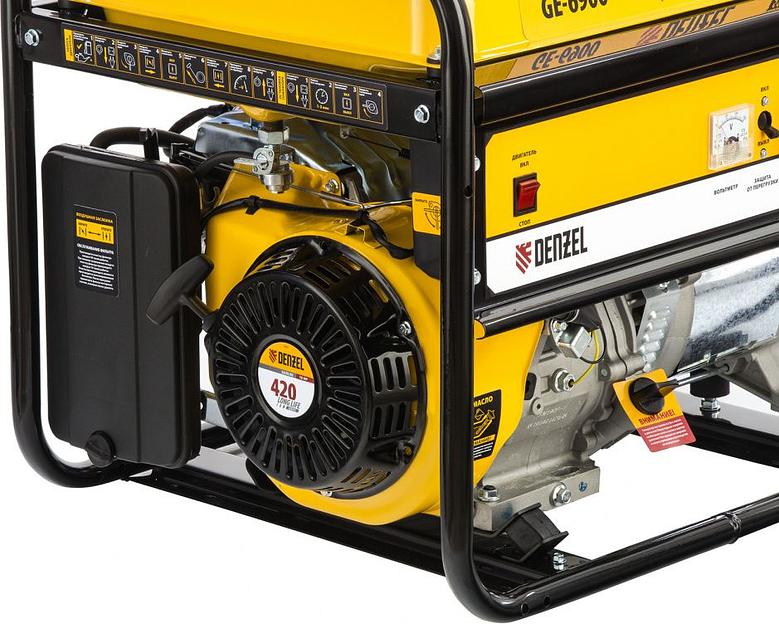 Генератор Denzel GE 6900 5.5кВт фото 3